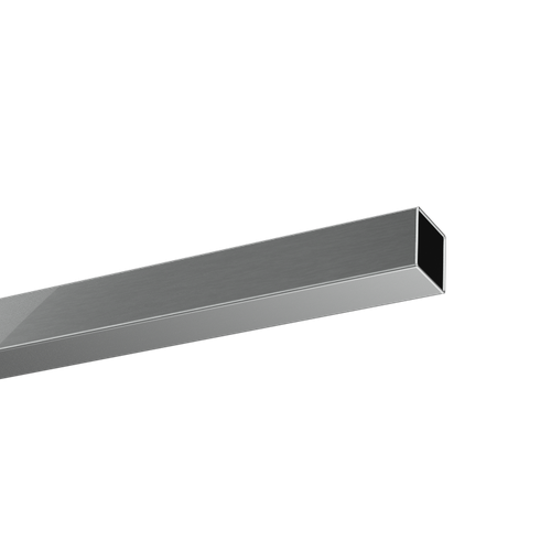 Gral rura kwadratowa 20/20 300 cm efekt stali