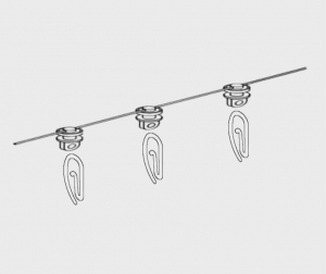 WAVE zestaw niski wewn /8/ biały 180cm