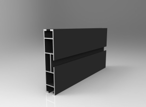 TOP LINE profil 120mm czarny mat 600cm