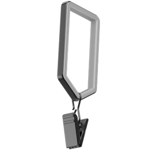 SQUARE zawieszka cicha+klamerka czarna błysk (10 szt.)