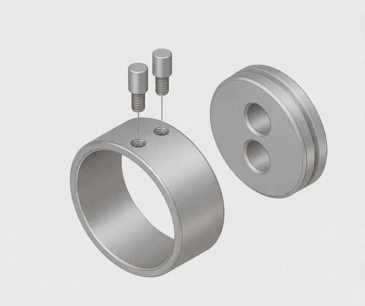 IMPRESS LINE round 35 mm wykusz boczny srebrny