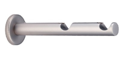 Gral wspornik PROSTY podwójny /16/ chrom/mat blister