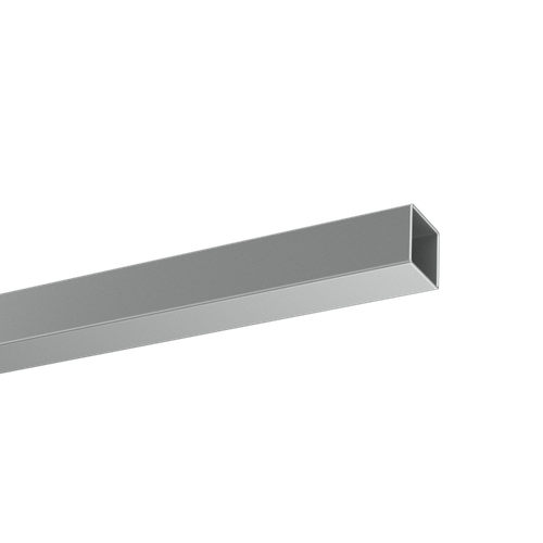 Gral rura kwadratowa 20/20 300 cm chrom/mat