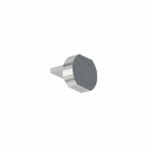 SYSTEM IMPRESS LINE round 25 mm zaślepka szyny srebrna