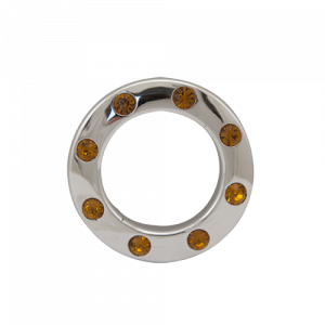 Przelotka uniwer.AMBER chrom (5szt.)sr.wew.35.5 mm 