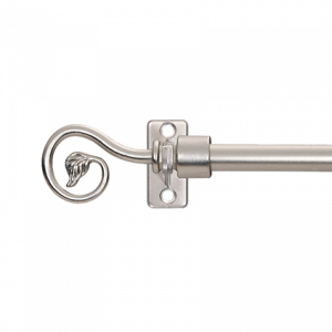 Karnisz zazdrostka 120 cm chrom/mat LUCCA 