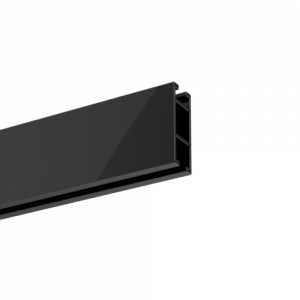 SQUARE profil 600 cm - czarny błysk