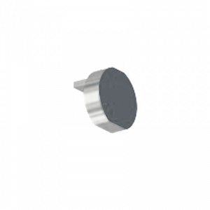 SYSTEM IMPRESS LINE round 35 mm zaślepka szyny srebrna