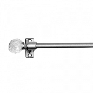 Karnisz zazdrostka 80 cm chrom/mat KULA CRYSTAL 