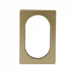 Przelotka uniwer owalna mosiądz/mat (10 szt.) 