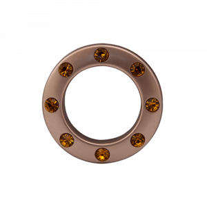 Przelotka uniwer.AMBER miedź (5szt.)śr.wew.35.5 mm 