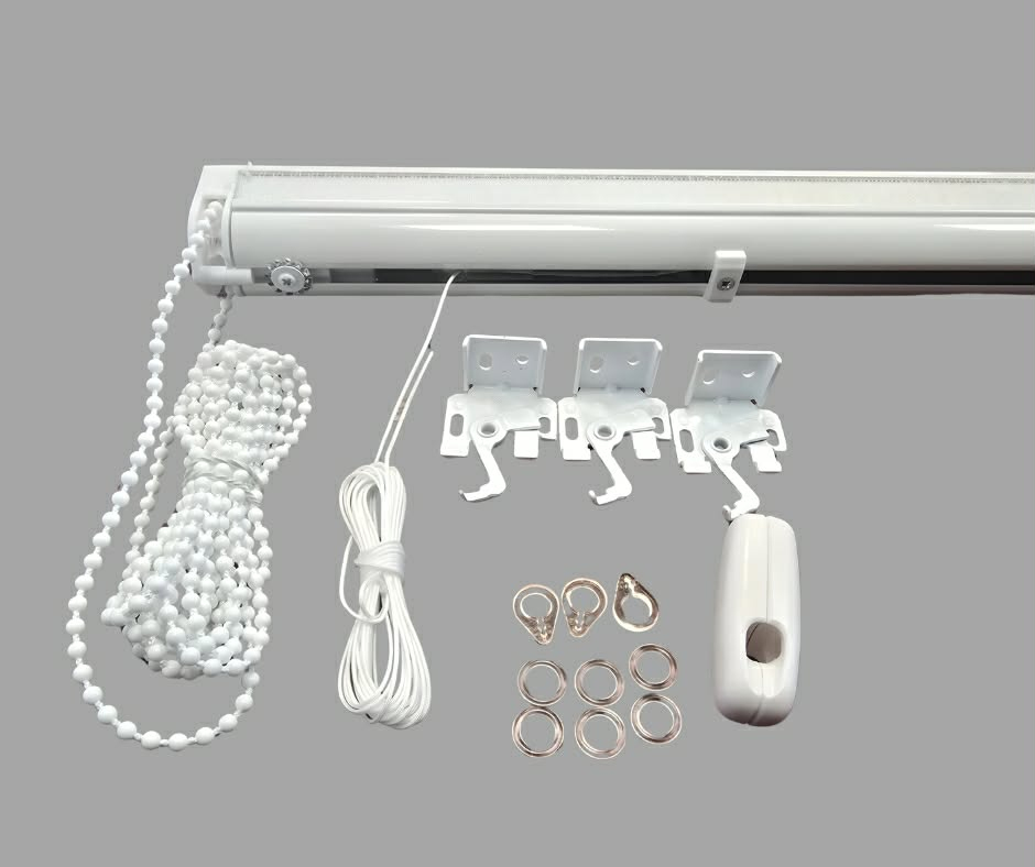 Mechanizm rolety rzymskiej 130 cm - system zamk.