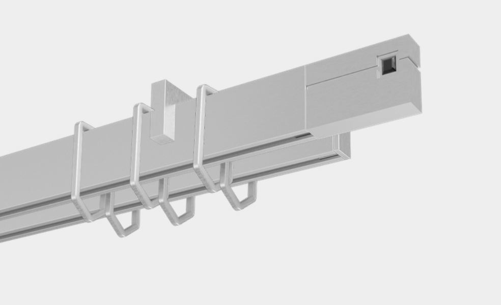 Karnisz Square Line Q-ART BLACK