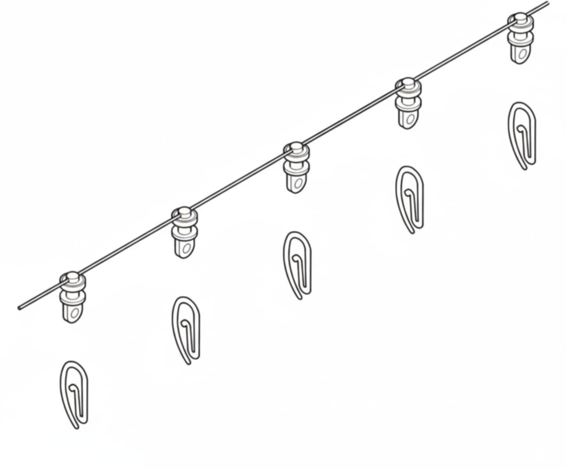 WAVE zestaw wysoki /6/ czarny 140cm