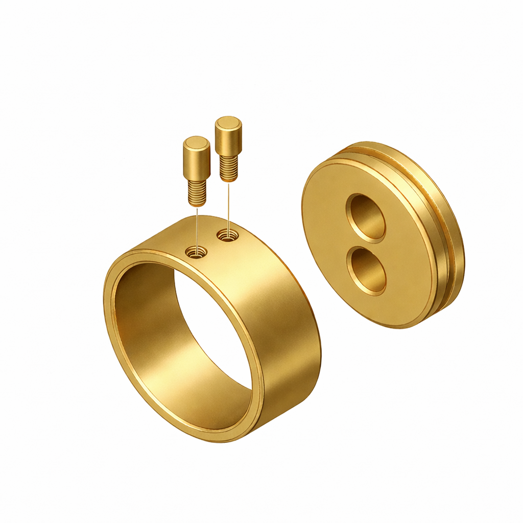 IMPRESS LINE round 25 mm wykusz boczny złoty