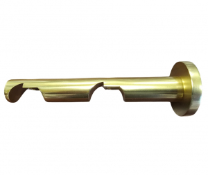 IMPRESS LINE round wspornik podwójny 35/35 złoty /odl.79 i 80mm/