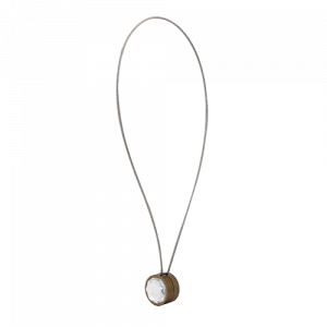 Klips magnetyczny długi KOŁO-CRYSTAL antyk 