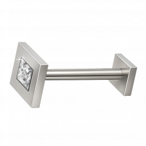 Uchwyt kwadro Crystal efekt stali BLISTER