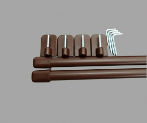 Karnisz zazdrostka 80 cm - brąz