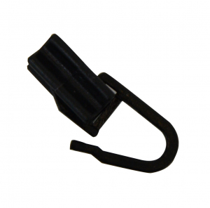 Ślizg długi z agrafką CZARNY (10 szt ) Blister