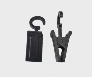 Agrafka z żabką czarna ( 100 szt) 